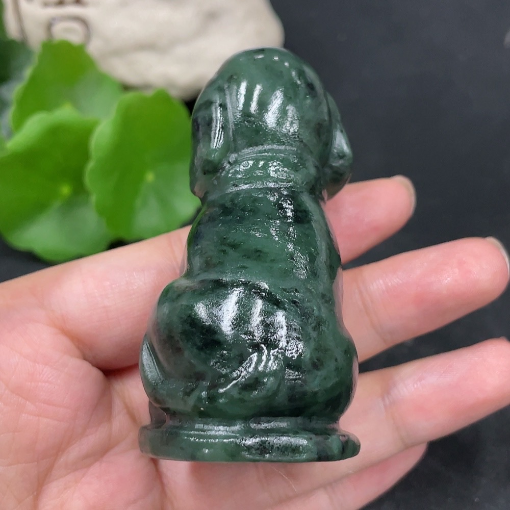 H30562096 Hetian Jade Ornament - Prosperity (Total weight: approx. 116.1g)