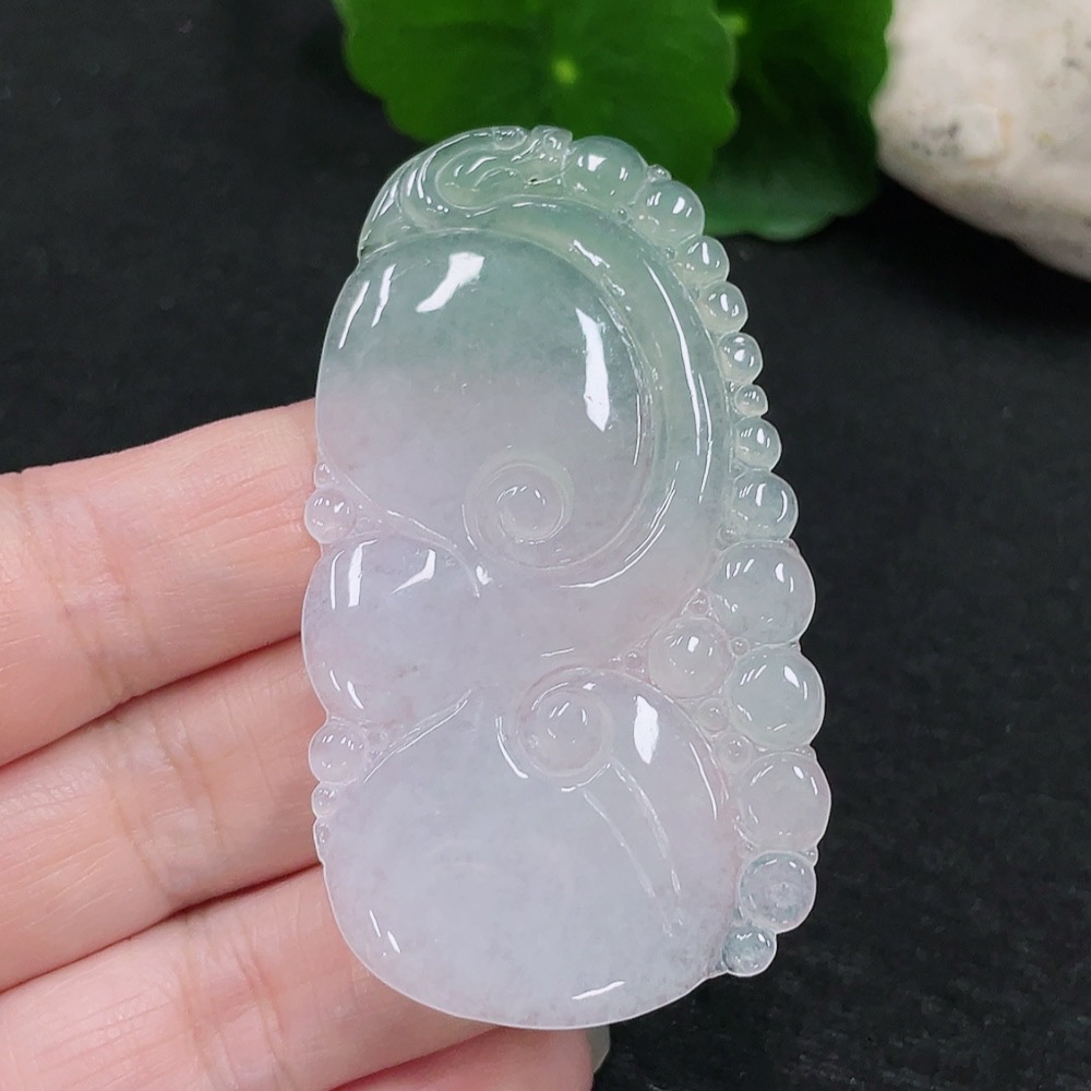 F32772473 Jadeite Ruyi Pendant Total Weight Approx. 11.4g