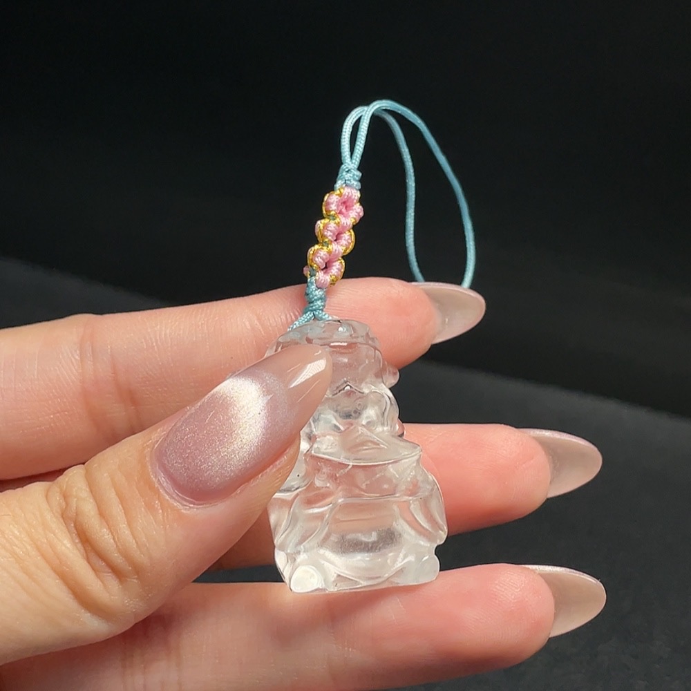 C34009192 Crystal Pendant Total Weight Approx. 16.73g With Rope