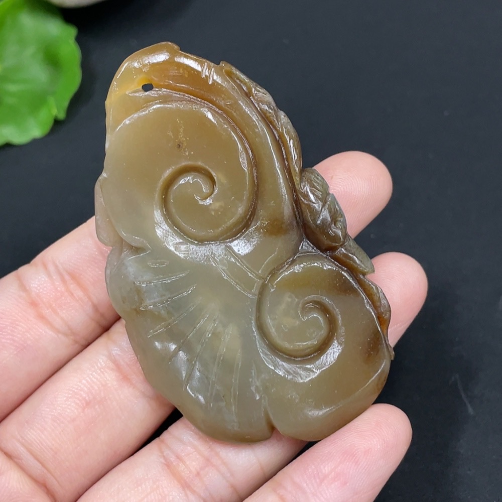 H29413444 Hetian Jade Pendant - Ruyi - Total Weight Approx. 29.8g