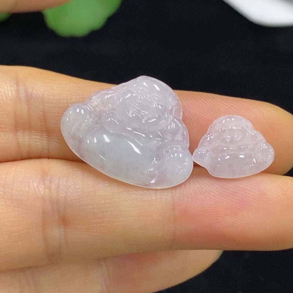 F34024397 Jadeite Inlaid Pieces Sell as a Lot