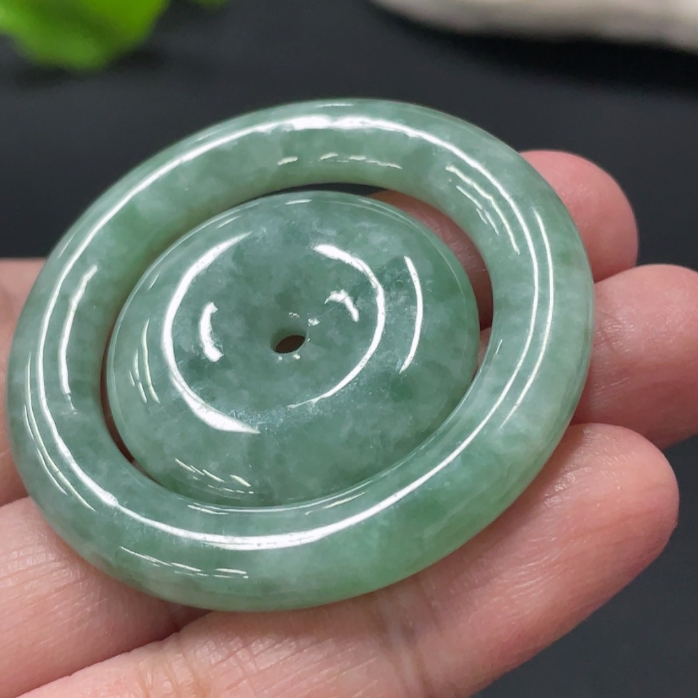 F31631435 JadeiteMother-and-Child Toggle Pendant