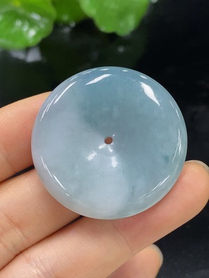 F26029756 Jadeite Safety Buckle Pendant Total Weight Approx. 15.27g