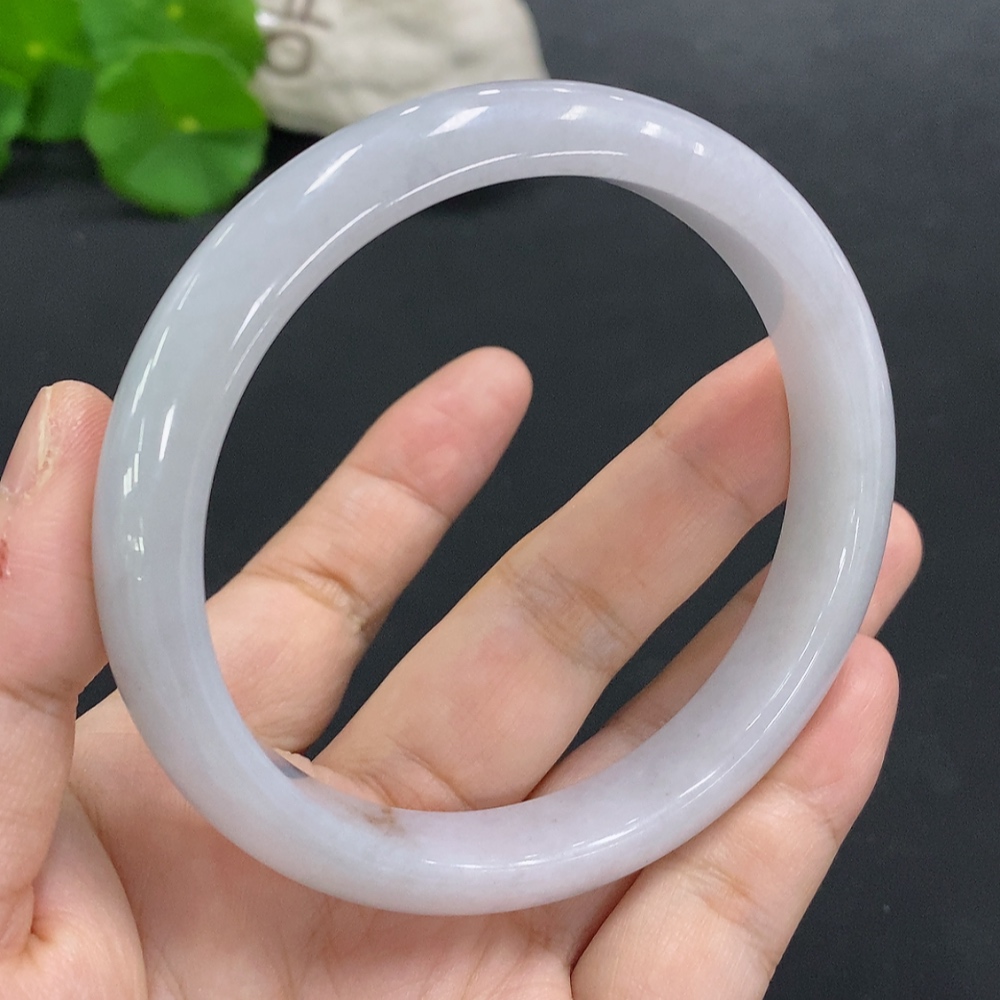 F31622227 Jadeite Round Bangle Size 66 Total Weight Approximately 63.2g