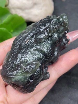 H33944351 Hetian Jade Ornament - Presenting the Son at Court, Total Weight Approx. 126.8g