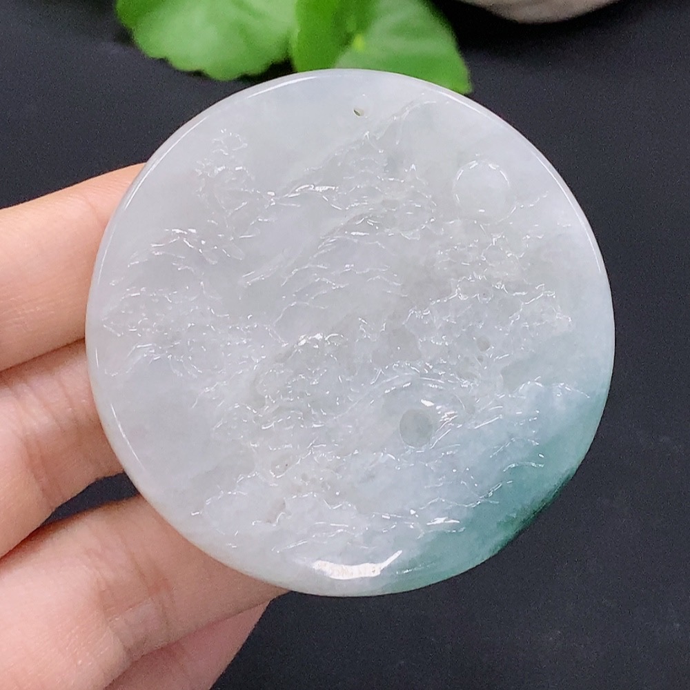 F31629248 JadeiteLandscape Pendant Total Weight Approx. 44.68g