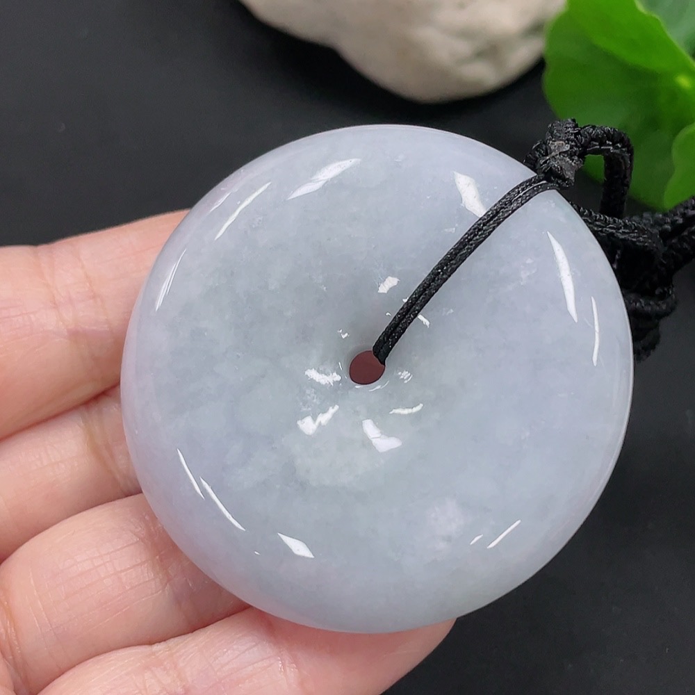 F26025681 Jadeite Peace Knot Pendant Total Weight Approx. 51g (including rope weight)