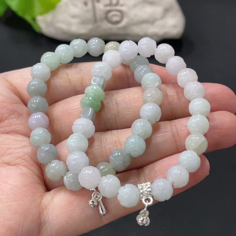 F34999427 Jadeite Bracelet Approx.7mm Accessories Non-Gold