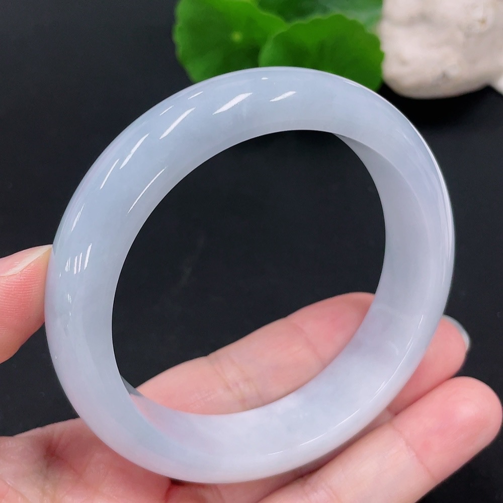 F30458854 Jadeite Round Bangle Size 59.3 Total Weight Approx. 78.23g