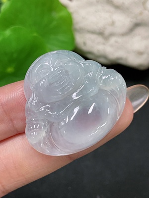 F34984527 Jadeite Pendant Buddha Total Weight Approx. 8.7g