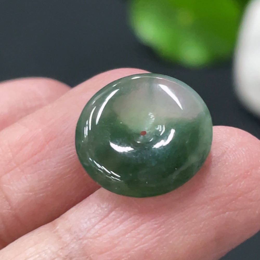 F29431977 Jadeite Safety Buckle Pendant, Total Weight Approx. 1.36g