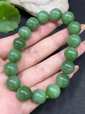 H32706042 Hetian Jade Bracelet, Approx. 11.7mm, Total Weight Approx. 46.2g