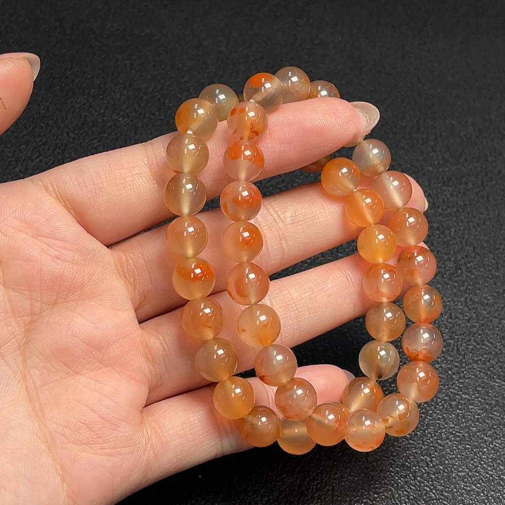 C32746355 Red Agate Bracelet, Total Weight Approx. 39.12g, Sell as a Lot