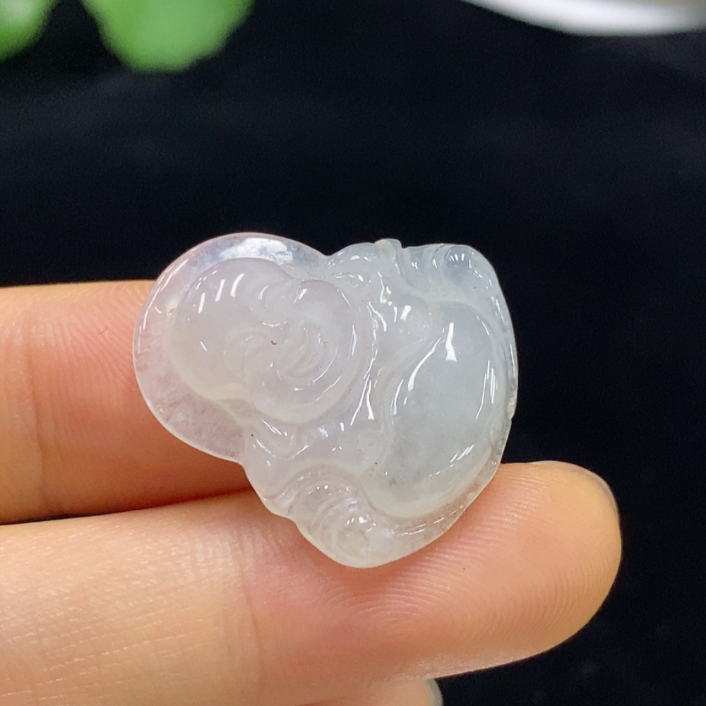 F34024706 Jadeite Buddha Pendant Total Weight Approx. 4.09g