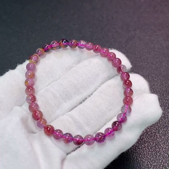 C32719919 Crystal Bracelet Non-Gold Total Weight Approx.6.6g Size About5.1mm