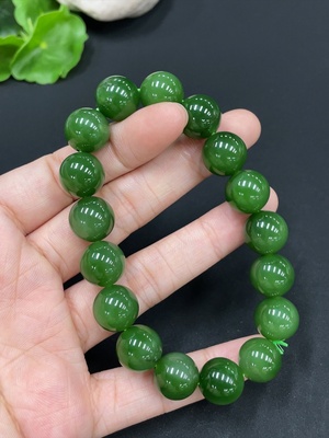 H29388077 Hetian Jade Bead Bracelet