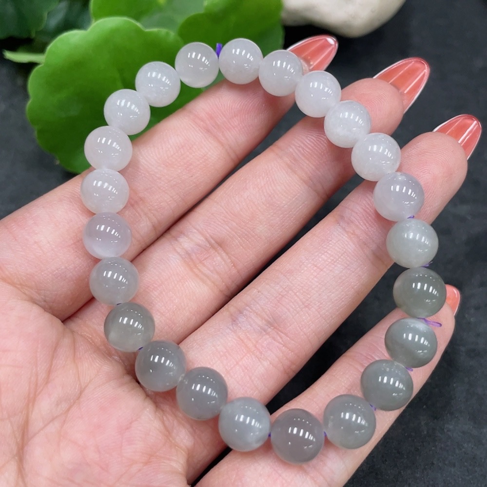 H34960343 Hetian Jade Bracelet Approx. 7.8mm Total Weight Approx. 18.2g