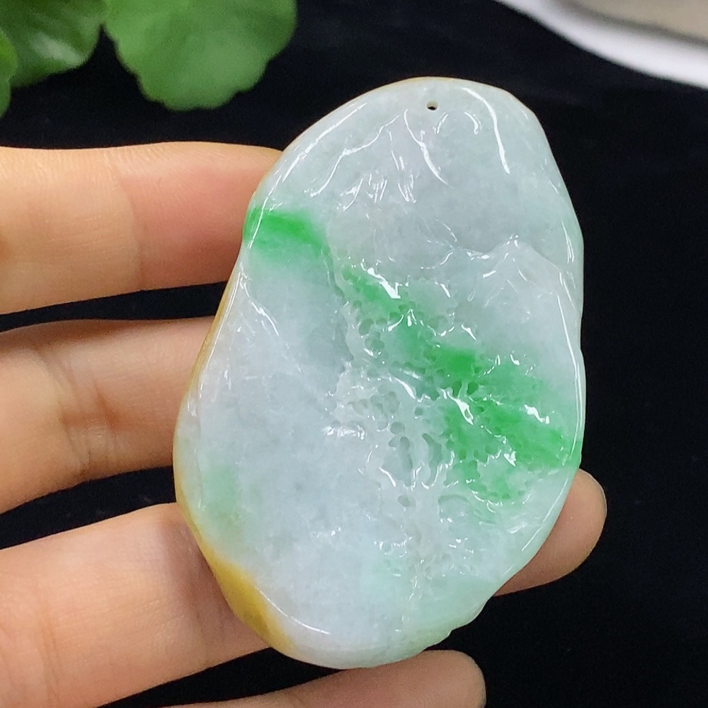 F31649814 JadeiteEnlightenment Pendant