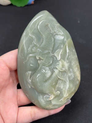 H46521635 和田玉摆件 龙 货品总重约416.2g