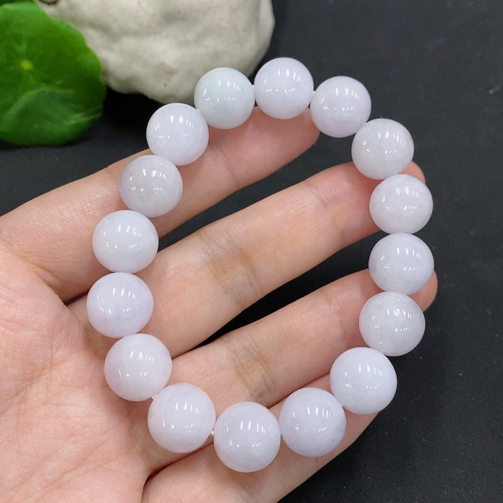 F34001142 Jadeite Beaded Necklace Approx.11.7mm Total Weight Approx.46.2g