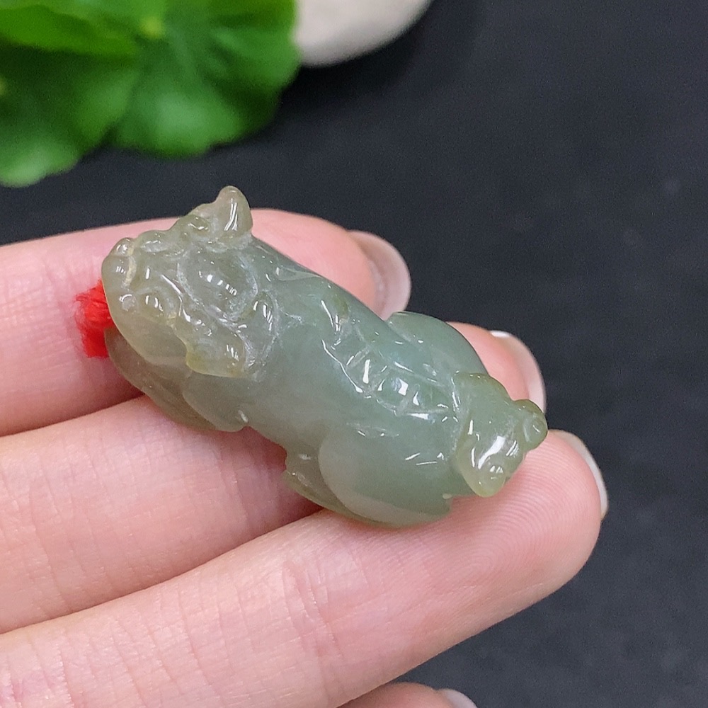 F34035124 Jadeite Pi Xiu Pendant Total Weight Approx.12g