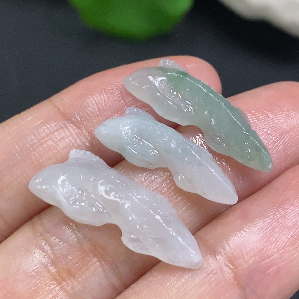 F26006153 Unset Jadeite Inlaid Pieces (Bulk Sale)