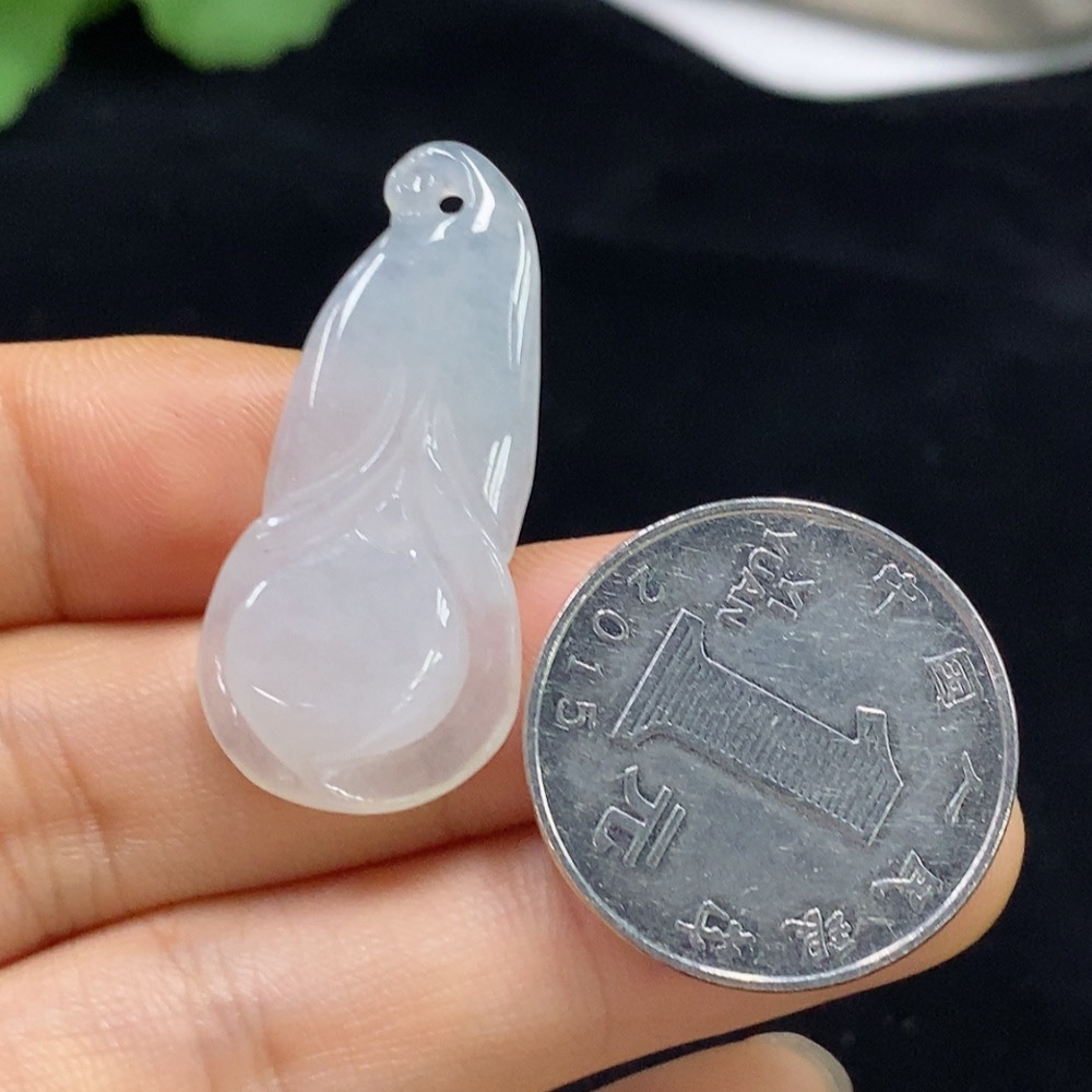 F33835948 Jadeite Flower Pendant Total Weight Approximately 5.2g