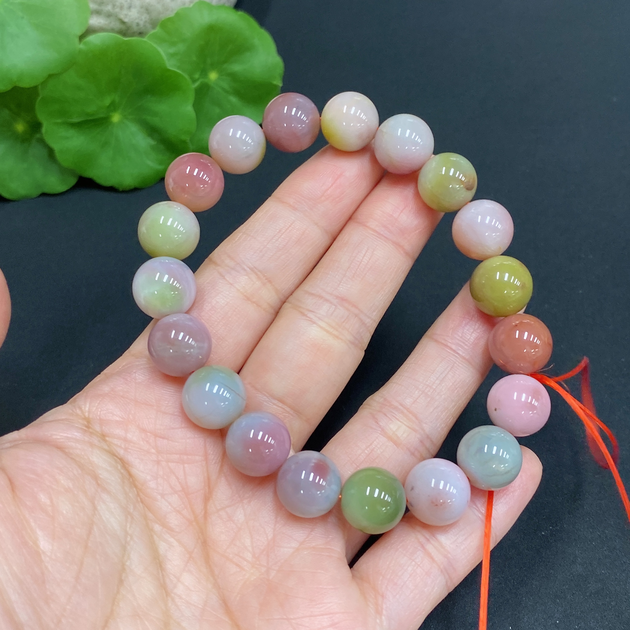 H32758803 Yanyuan Agate Bracelet   approx.10.6mm   total weight approx.31.6g