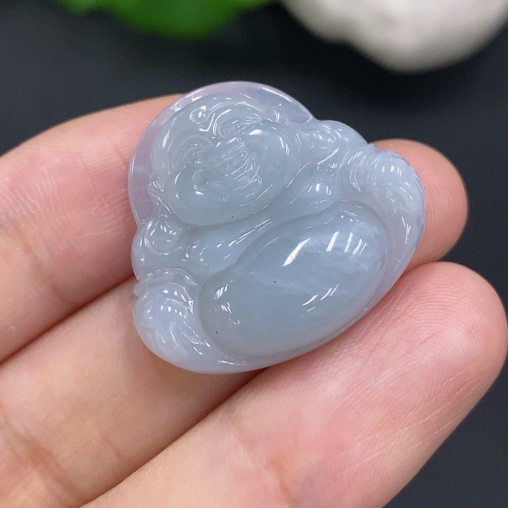 F28193290 Jadeite Buddha Pendant Total Weight Approximately 5.8g