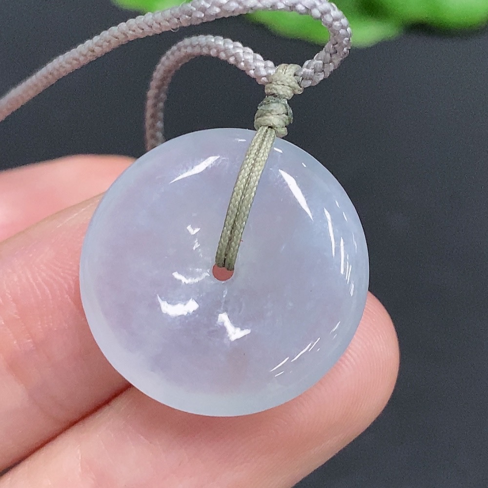 F30490315 Jadeite Safety Buckle Total Weight Including Rope Approx. 4.9g