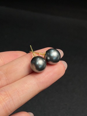 C31679614 Seawater Pearl Earrings Non-Gold Total Weight Approx. 3.74g Size About 10.3mm