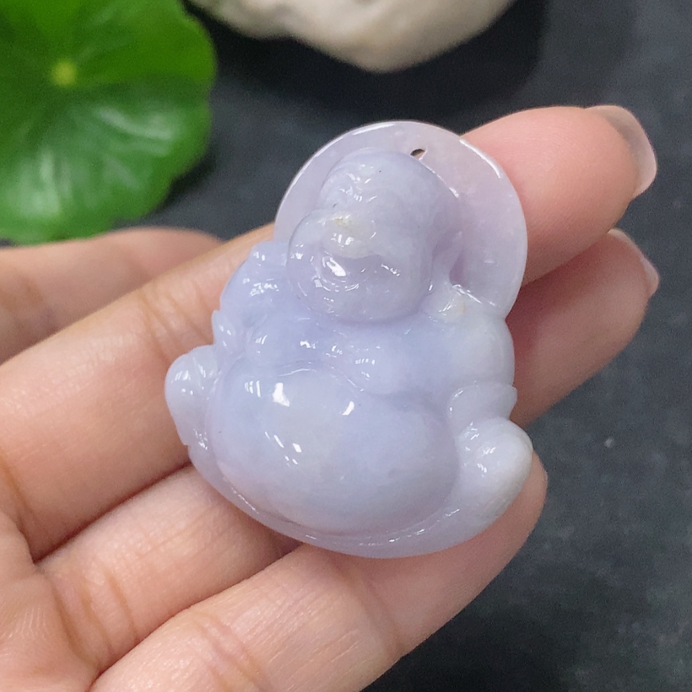F34041886 Jadeite Pendant Buddha, Total Weight Approx. 20.920g