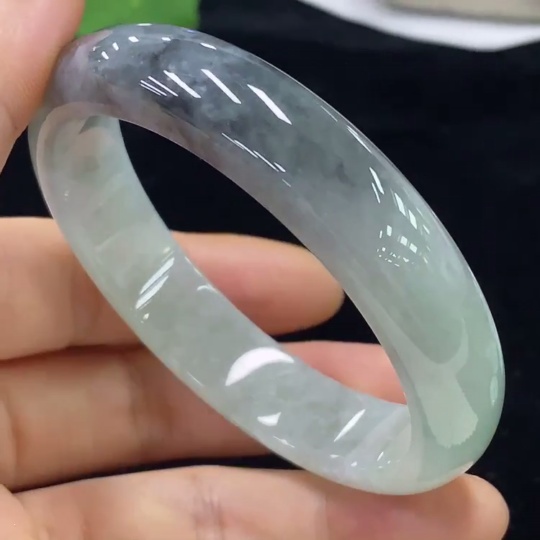 F32790083 Jadeite Round Bangle Size 55.5mm Total Weight Approx. 50.26g