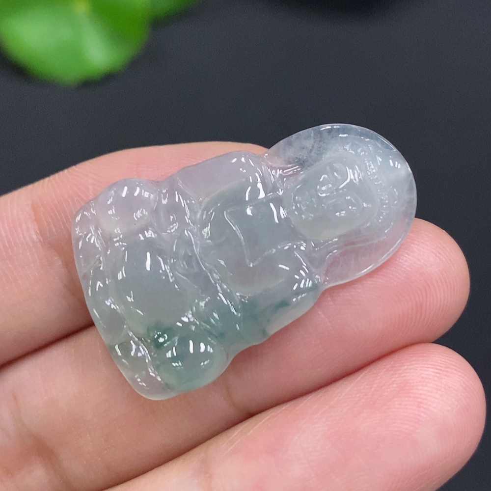 F31684799 Jadeite Guanyin Pendant Total Weight Approx. 3.6g