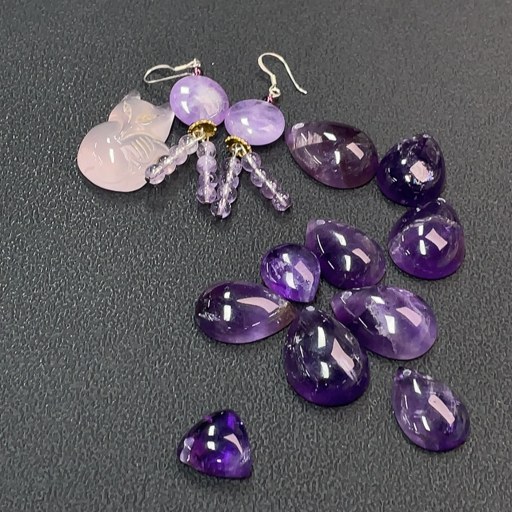 C25911718 Crystal Inlaid Earrings + Pendant