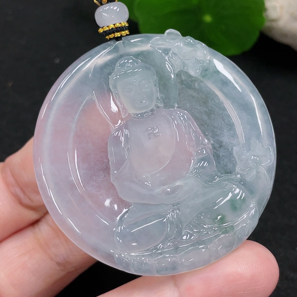 F33827376 JadeiteBuddha Pendant