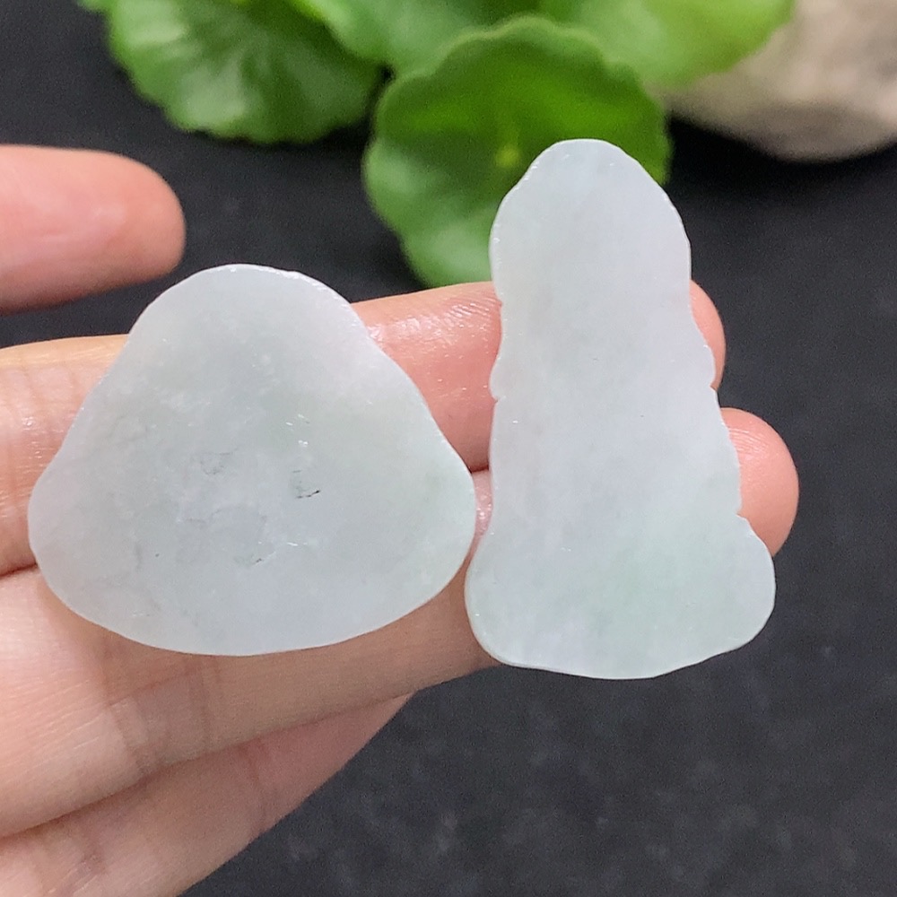 F34056792 Jadeite Pendant Semi-finished