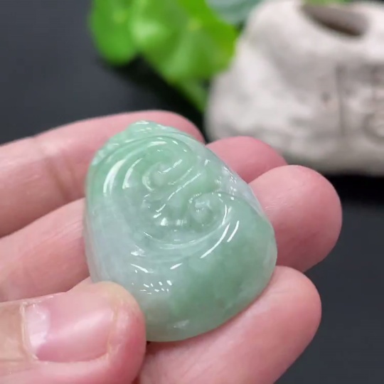 F34077564 Jadeite Ruyi Pendant, Total Weight Approx. 11.17g