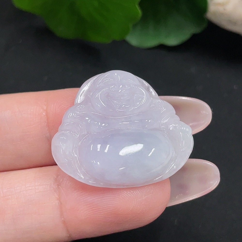 F34068820 Jadeite Buddha Pendant, Total Weight Approximately 5.1g