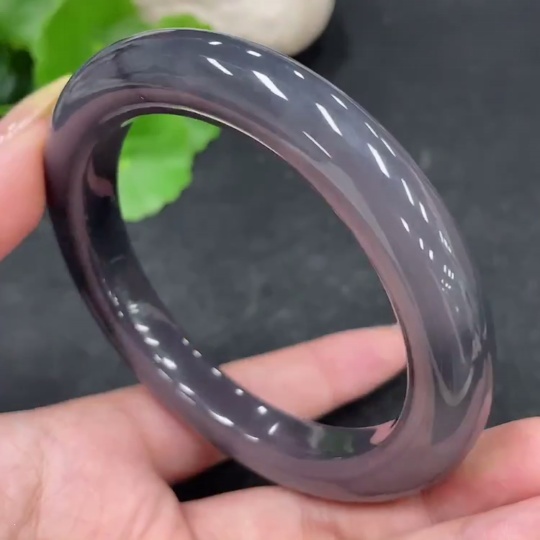 H31664486 Hetian Jade Round Bracelet Size 60.8 Total Weight Approx. 86.3g