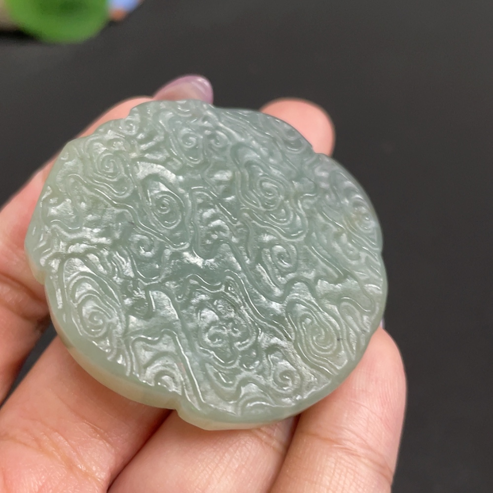 H33864335 Hetian Jade Pendant Auspicious Beast Total Weight Approx. 43.3g