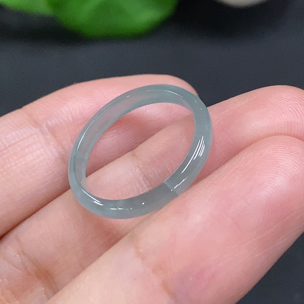 F33934232 Jadeite Ring Size 14 Total Weight Approx. 0.8g (with Break)