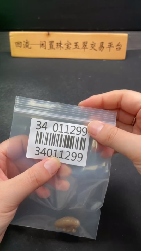 H34011299 Hetian Jade Pendant - Quacking Wealth - Total Weight: Approx. 9.7g