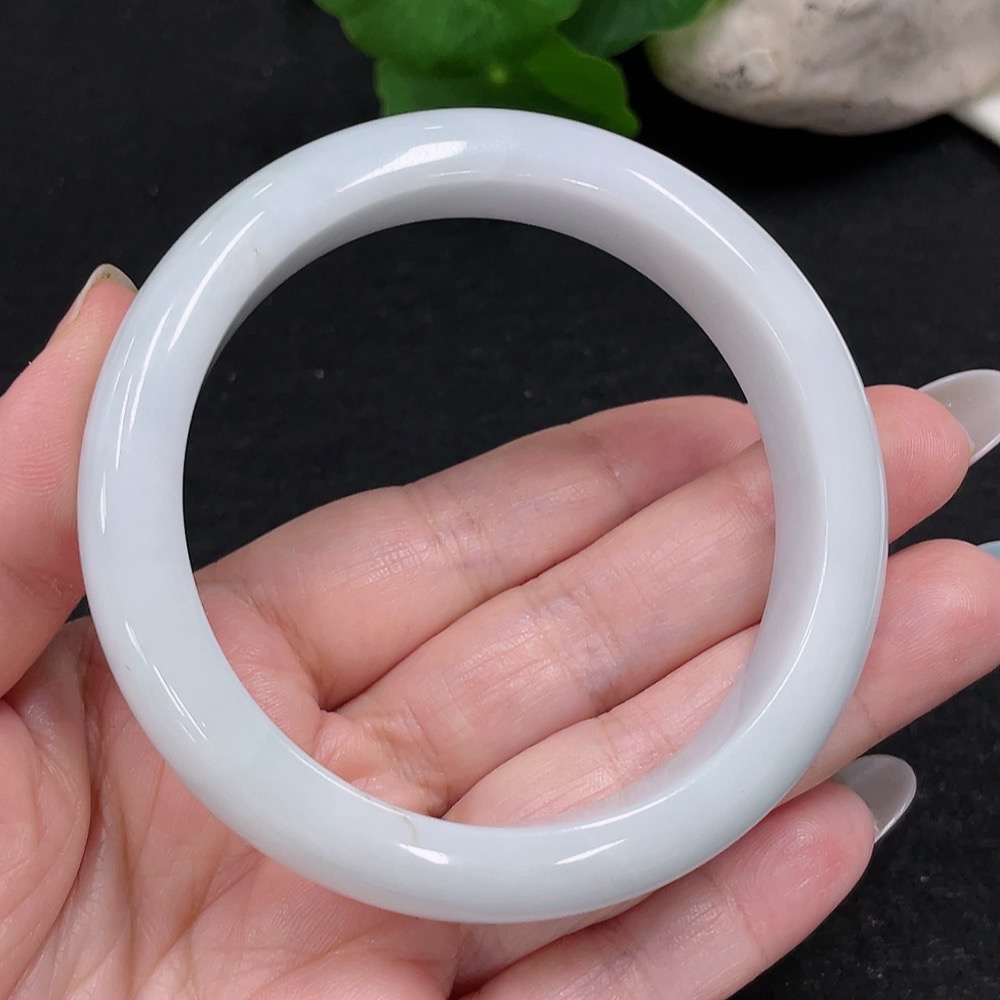 F33898562 Jadeite Round Bangle Size 56.2 Total Weight Approx.57.11g