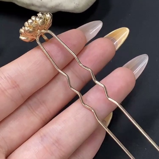 F29416947 Jadeite Inlaid Hairpin Non-gold