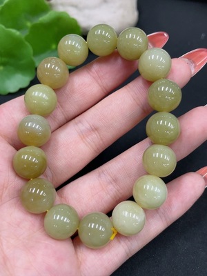 H34026029 Hetian Jade Bracelet, Approx. 11.7mm, Total Weight Approx. 41.3g