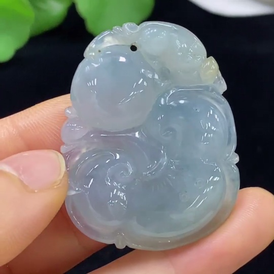 F35136236 Jadeite Pendant Ruyi Total Weight Approx.19.36g