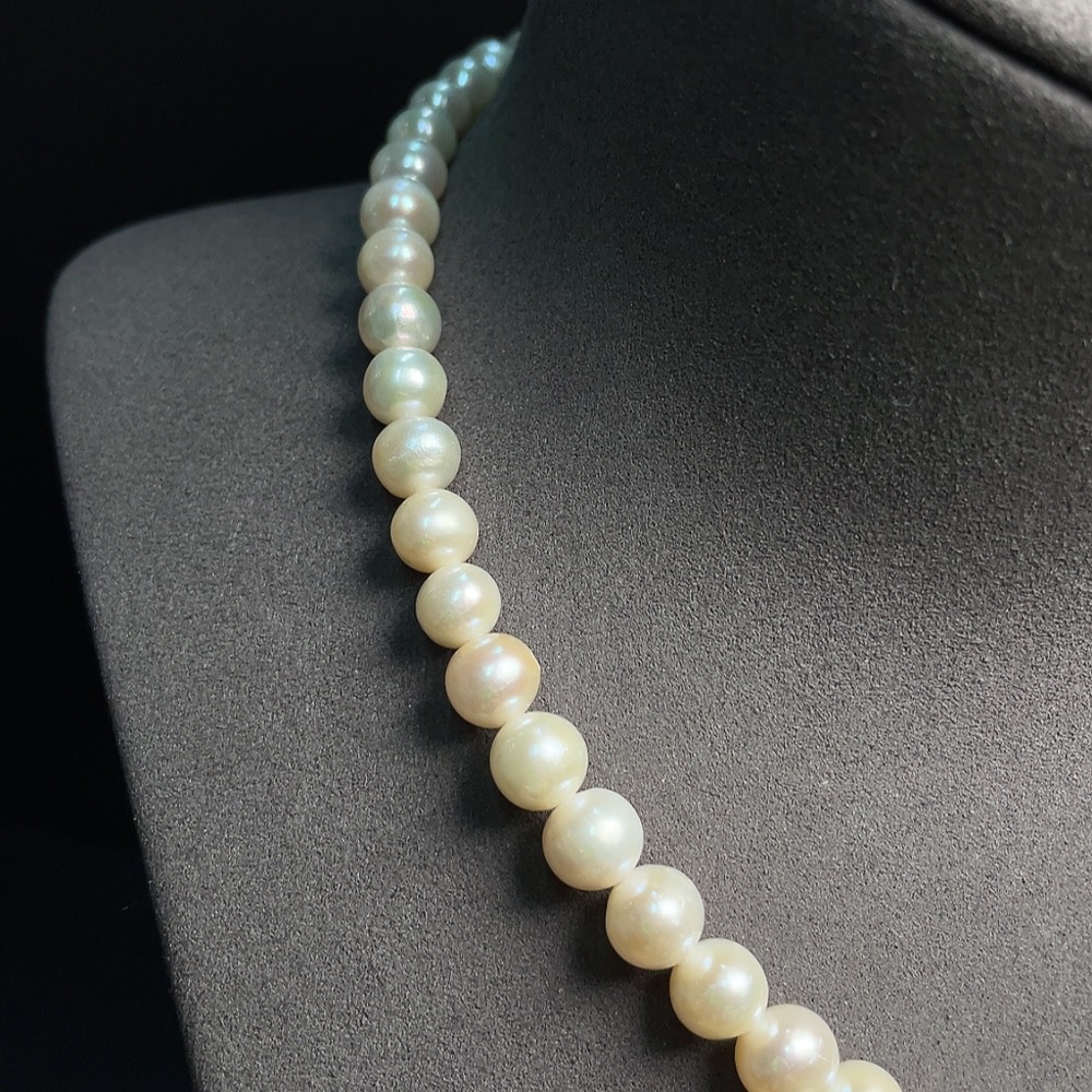 C34008856 Pearl Strand Non-Gold Total Weight Approx. 37.14g Size 6.9-8.8mm
