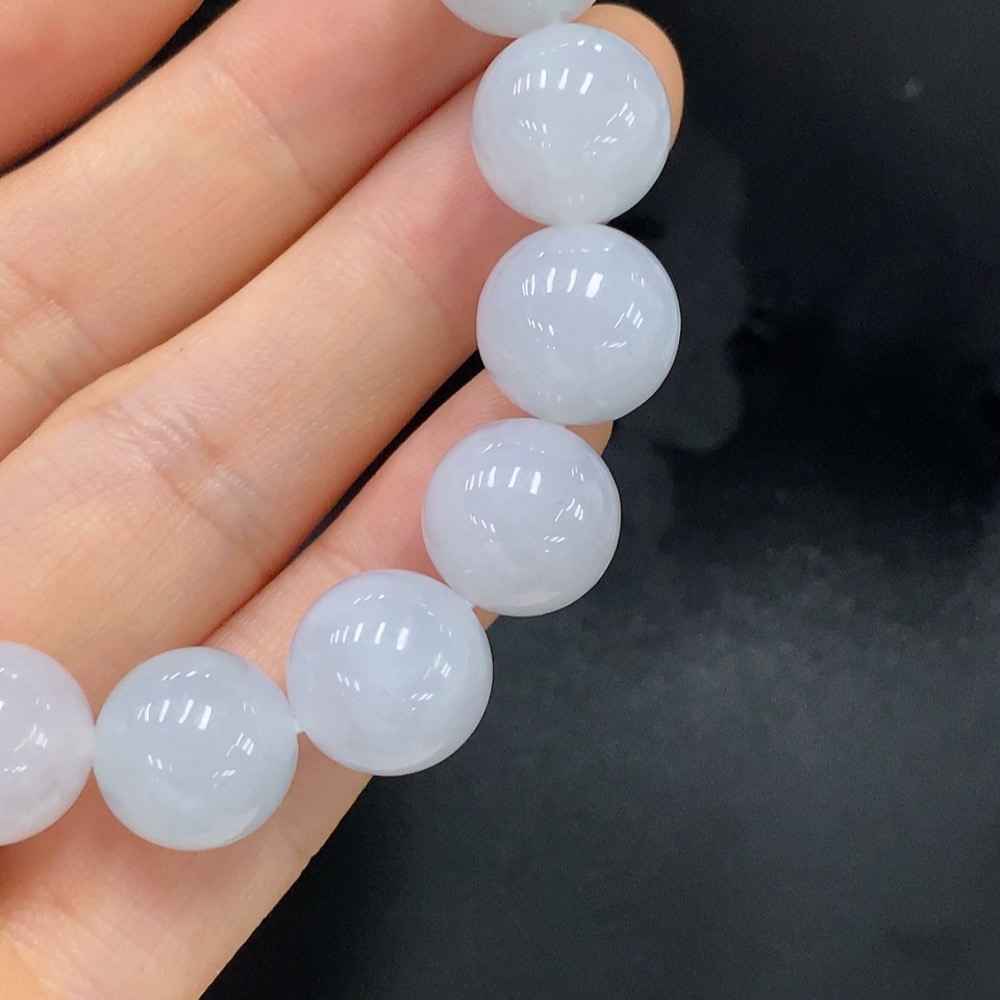 F27172040 Jadeite Bracelet Size 12.2mm Approx. Total Weight About 51.73g