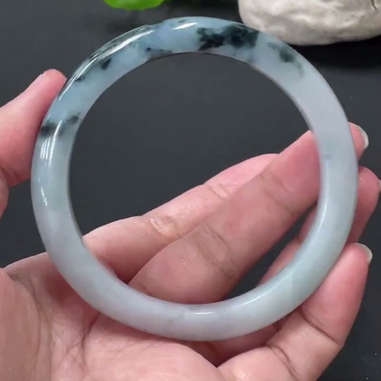 F33874817 Jadeite Circle Bracelet 58mm Diameter Total Weight Approx. 49.66g With Breakage